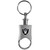 Oakland Raiders Valet Key Chain Color