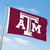 Texas A&M Aggies NCAA 2' x 3' Flag Banner - Aggies Logo - Outdoors on a Flag Pole
