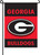 Georgia Bulldogs NCAA Wordmark Garden Window Flag