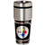 Pittsburgh Steelers Stainless Steel Travel Tumbler Metallic