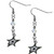 Dallas Stars Crystal Dangle Earrings