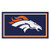 Denver Broncos 3 ft x 5 ft Ultra Plush Area Rug