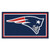 New England Patriots 3 ft x 5 ft Ultra Plush Area Rug