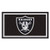 Oakland Raiders 3 ft x 5 ft Ultra Plush Area Rug