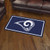 LA Rams 3 ft x 5 ft Ultra Plush Area Rug