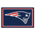 New England Patriots 4 ft x 6 ft Ultra Plush Area Rug