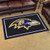Baltimore Ravens 4 ft x 6 ft Ultra Plush Area Rug