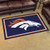 Denver Broncos 4 ft x 6 ft Ultra Plush Area Rug