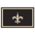 New Orleans Saints 4 ft x 6 ft Ultra Plush Area Rug