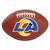 LA Rams Logo Football Mat