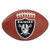 Oakland Raiders Logo Football Mat
