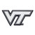 Virginia Tech Hokies Chrome Metal Emblem