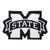 Mississippi State Bulldogs Chrome Metal Emblem