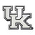 Kentucky Wildcats Chrome Metal Emblem