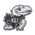 Kansas Jayhawks Chrome Metal Emblem