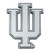 Indiana Hoosiers Chrome Metal Emblem