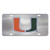 Miami Hurricanes Diecast License Plate