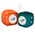 Miami Dolphins NFL Orange & Aqua Plush Fuzzy Dice - Front View