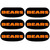 Chicago Bears Football Black and Orange Eye Black Face Stickers Chicago Bears Football Black and Orange Eye Black Face Stickers