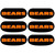 Chicago Bears Fan Eye Black Stickers (6-Count) - NFL Football Vinyl Face Strips Chicago Bears Fan Eye Black Stickers (6-Count) - NFL Football Vinyl Face Strips
