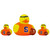 Syracuse University Collegiate Toy Rubber Basketball Logo Ducks