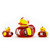 Nebraska Cornhuskers Toy Rubber Ducks