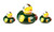 Miami Hurricanes NCAA All Star Toy Rubber Ducks Miami Hurricanes NCAA All Star Toy Rubber Ducks