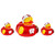 Wisconsin Badgers NCAA 3 Pack Toy Rubber Ducks Wisconsin Badgers NCAA 3 Pack Toy Rubber Ducks