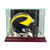 Mini Football Helmet Glass Display Case - Cherry Base - UV50