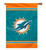 Miami Dolphins 28" x 40" House Banner