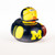 Michigan Wolverines Rubber Duck Toy