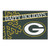 Green Bay Packers Happy Holidays Mat