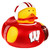 Wisconsin Badgers NCAA All Star Toy Rubber Duck