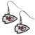 Kansas City Chiefs Logo Dangle Earrings