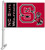 North Carolina State Wolfpack Car Flag