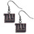 New York Giants NFL Football Dangle Logo Earrings