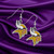 Minnesota Vikings NFL Football Logo Earrings Minnesota Vikings NFL Football Logo Earrings