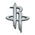 Houston Rockets Chrome Metal Emblem