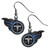 Tennessee Titans NFL Football Dangle Logo Earrings Tennessee Titans NFL Football Dangle Logo Earrings