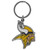 Minnesota Vikings Enameled Chrome Key Chain