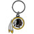 Washington Redskins NFL Enameled Chrome Logo Keychain