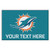Miami Dolphins Personalized Mat