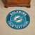 Miami Dolphins Personalized Round Mat