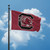 South Carolina Gamecocks NCAA 2' x 3' Logo Flag - Flying outdoors on a flag pole