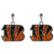  Cincinnati Bengals Crystal Stud Earrings