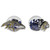 Baltimore Ravens Front Back Earrings