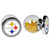 Pittsburgh Steelers Front Back Earrings