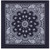 Paisley Navy Blue Bandana - Large