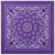 Paisley Purple Bandana - Large