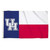 Houston Cougars NCAA 3' x 5' Texas Inspired Logo Flag